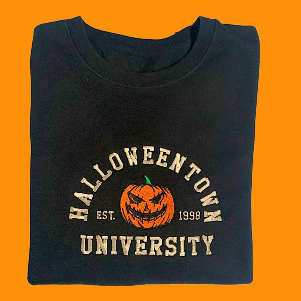 Halloweentown University Established 1998 Stylish Crewneck Sweatshirt